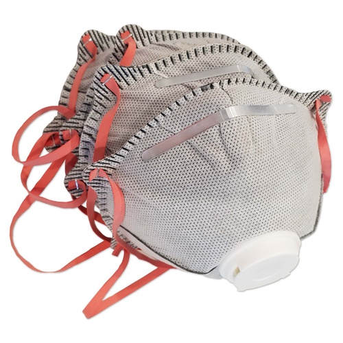 P2 Respirators with Valve - Carbon Activated, each